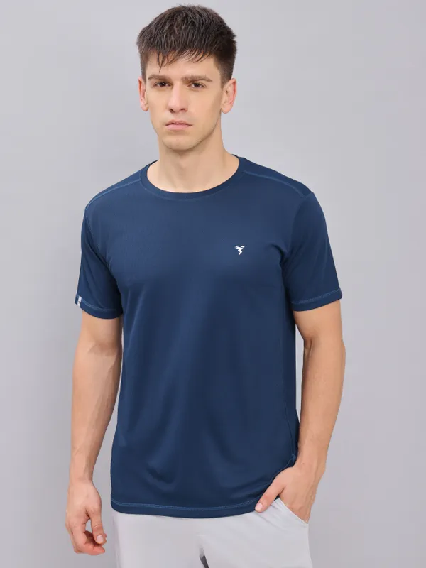 Technosport Men's Active Blue Running TShirt